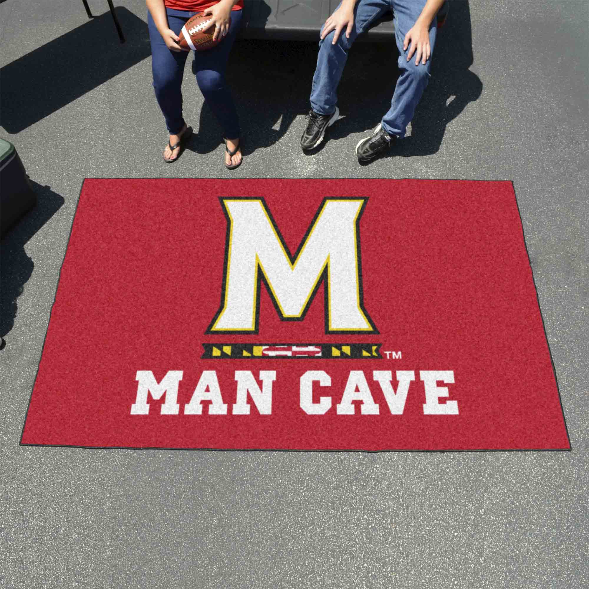 Maryland Terrapins Man Cave Ulti-Mat Rug - 5ft. x 8ft.