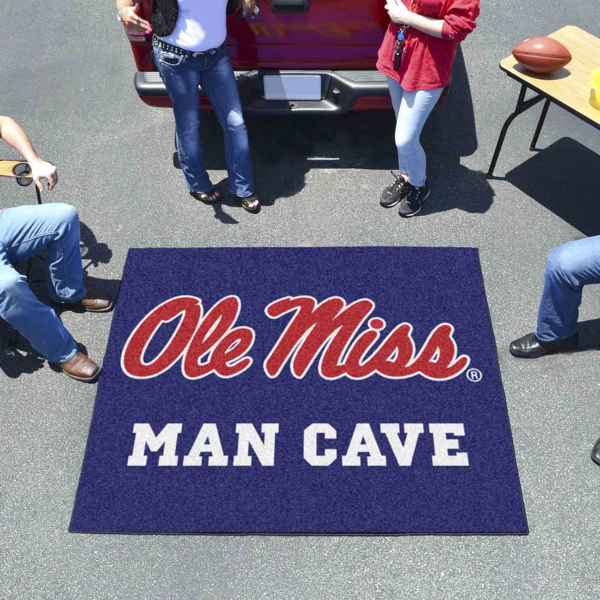 Ole Miss Rebels Man Cave Tailgater Rug - 5ft. x 6ft. - Ole Miss