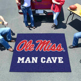 Ole Miss Rebels Man Cave Tailgater Rug - 5ft. x 6ft. - Ole Miss