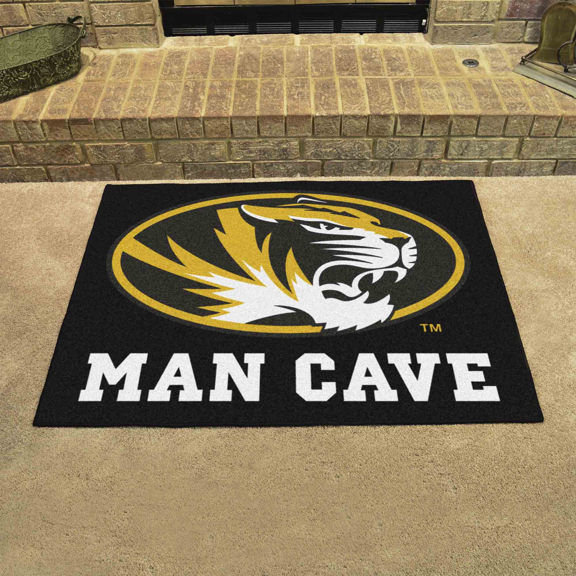 Missouri Tigers Man Cave All-Star Rug - 34 in. x 42.5 in. - Missouri