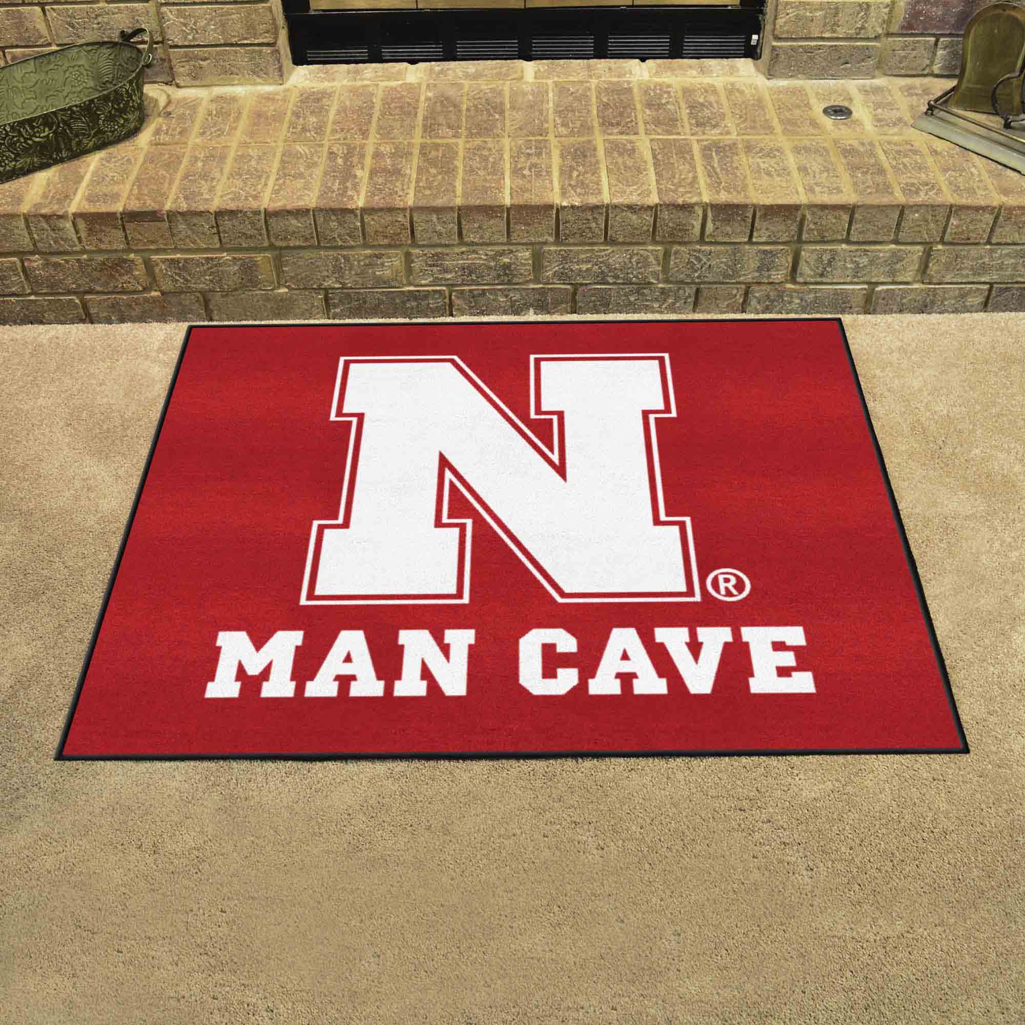 Nebraska Cornhuskers Man Cave All-Star Rug - 34 in. x 42.5 in. - Nebraska