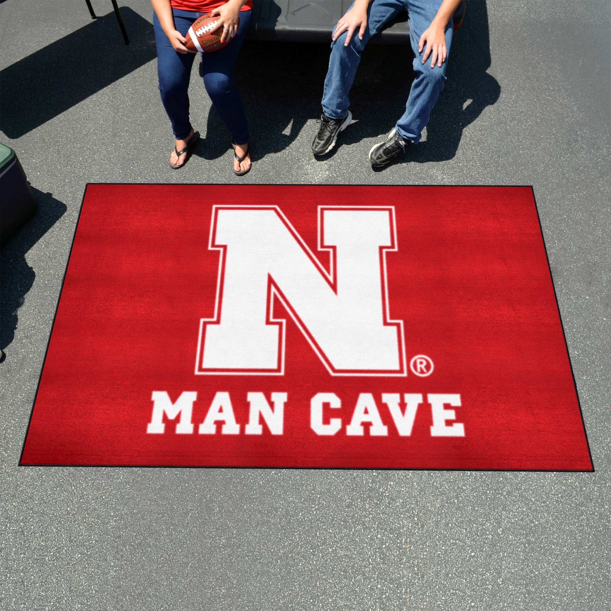 Nebraska Cornhuskers Man Cave Ulti-Mat Rug - 5ft. x 8ft. - Nebraska