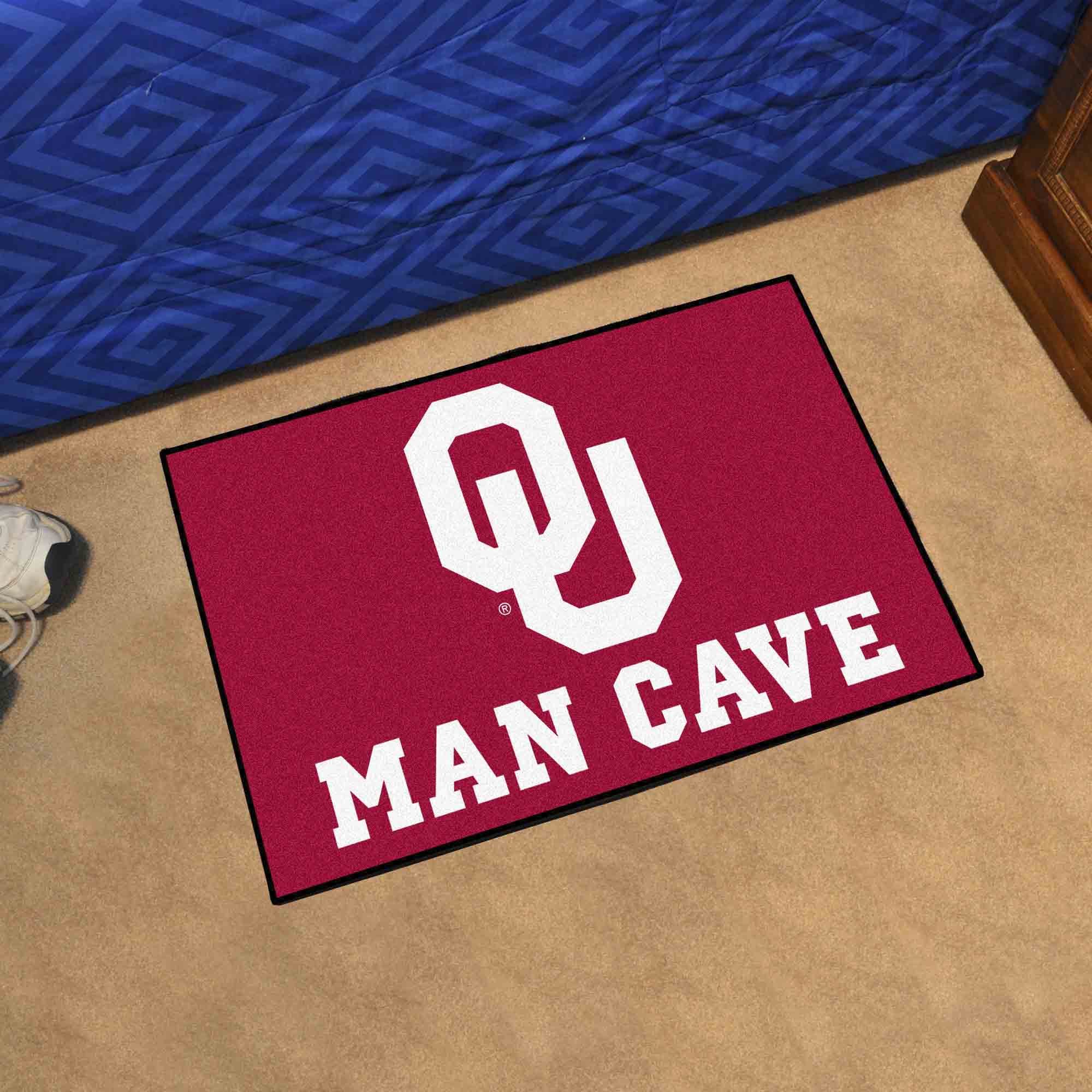 Oklahoma Sooners Man Cave Starter Mat Accent Rug - 19in. x 30in. - Oklahoma