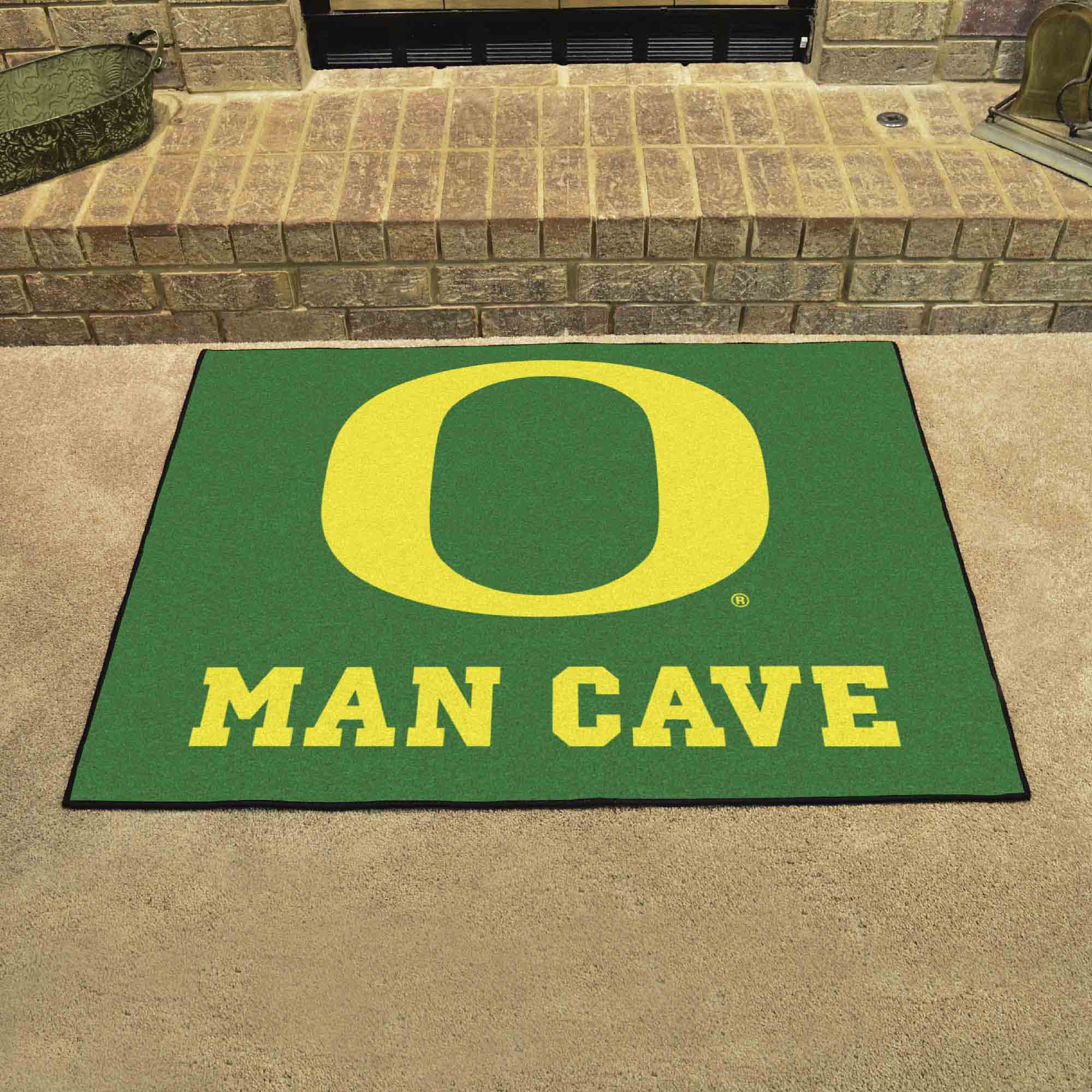 Oregon Ducks Man Cave All-Star Rug - 34 in. x 42.5 in.