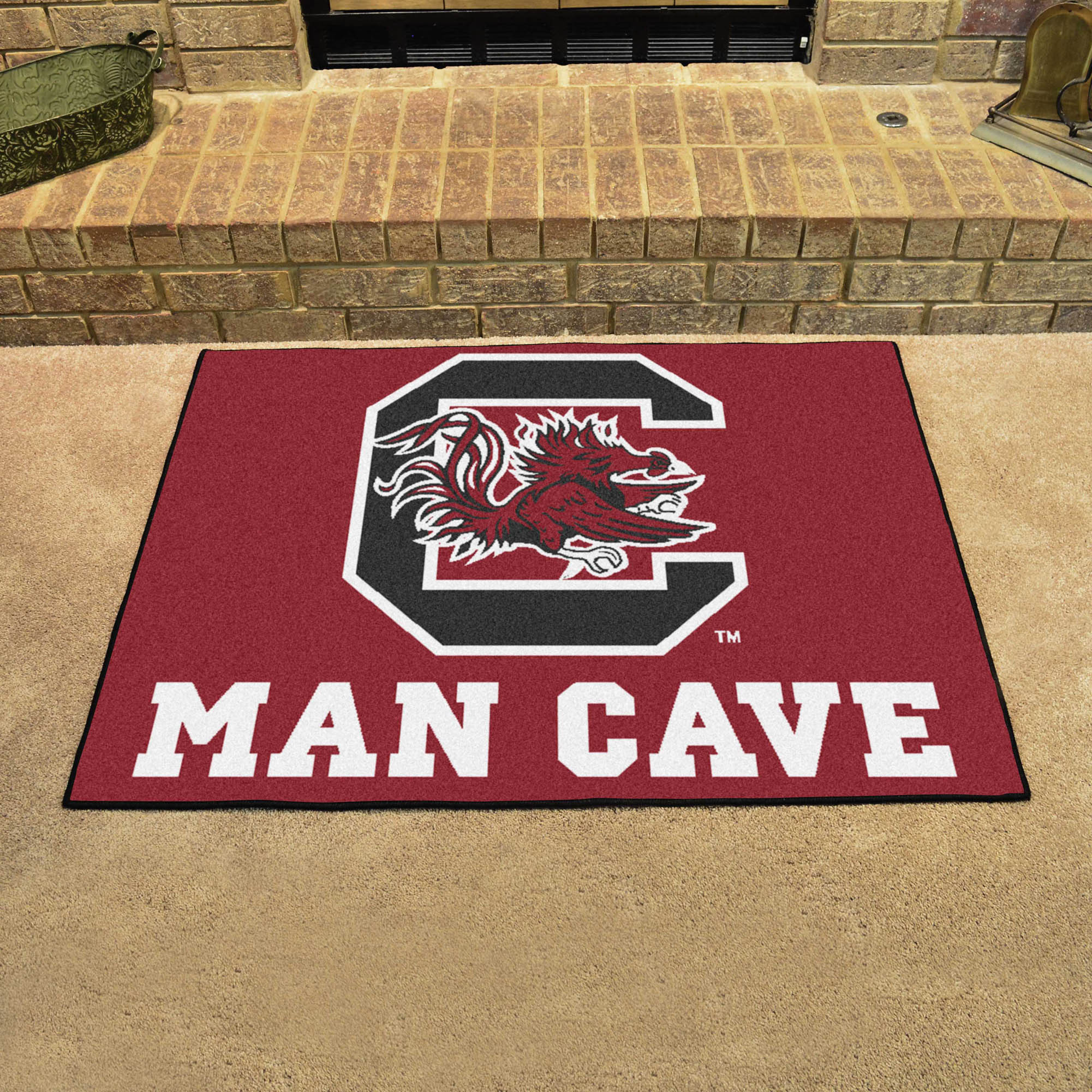 South Carolina Gamecocks Man Cave All-Star Rug - 34 in. x 42.5 in.