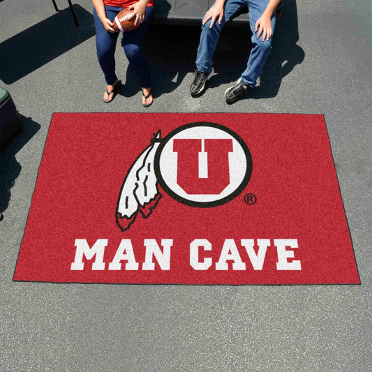 Utah Utes Man Cave Ulti-Mat Rug - 5ft. x 8ft.