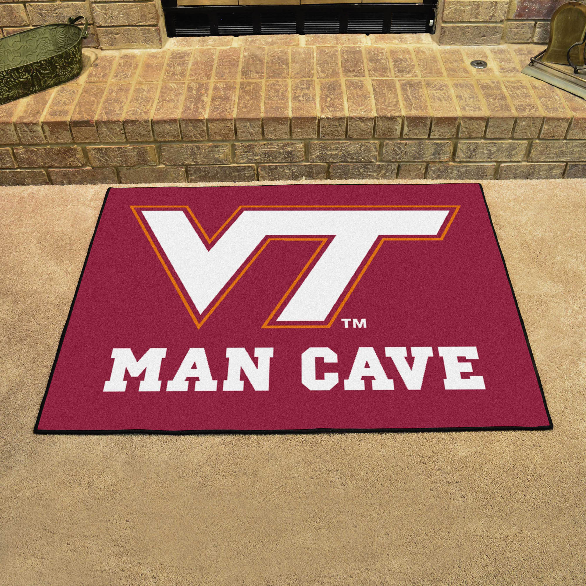 Virginia Tech Hokies Man Cave All-Star Rug - 34 in. x 42.5 in.