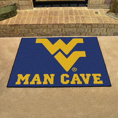 West Virginia Mountaineers Man Cave All-Star Rug - 34 in. x 42.5 in.