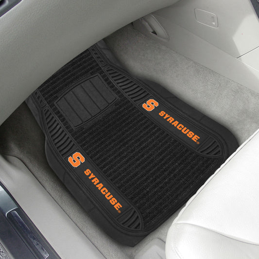 Syracuse Orange 2 Piece Deluxe Car Mat Set