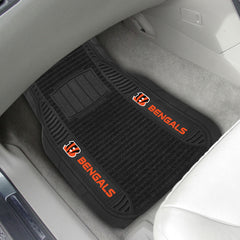 Cincinnati Bengals 2 Piece Deluxe Car Mat Set - Cincinnati Bengals