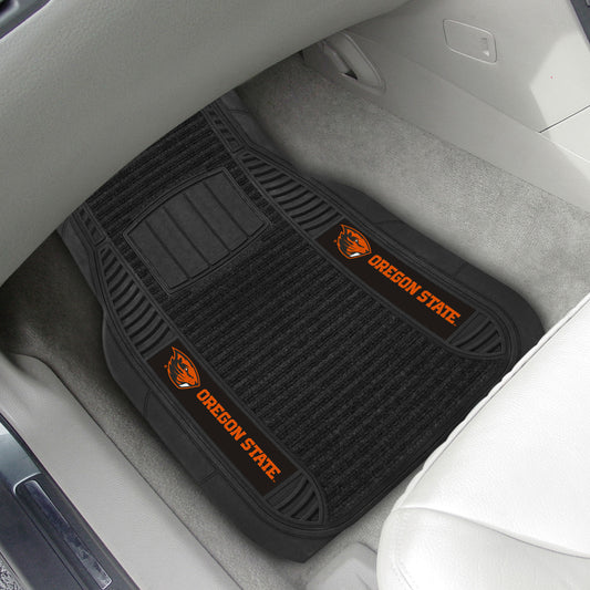 Oregon State Beavers 2 Piece Deluxe Car Mat Set