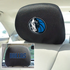 Dallas Mavericks Embroidered Head Rest Cover Set - 2 Pieces - Dallas Mavericks