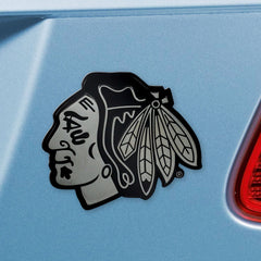 Chicago Blackhawks 3D Chrome Metal Emblem - Chicago Blackhawks