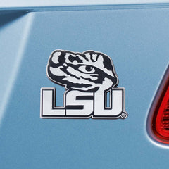 LSU Tigers 3D Chrome Metal Emblem - LSU