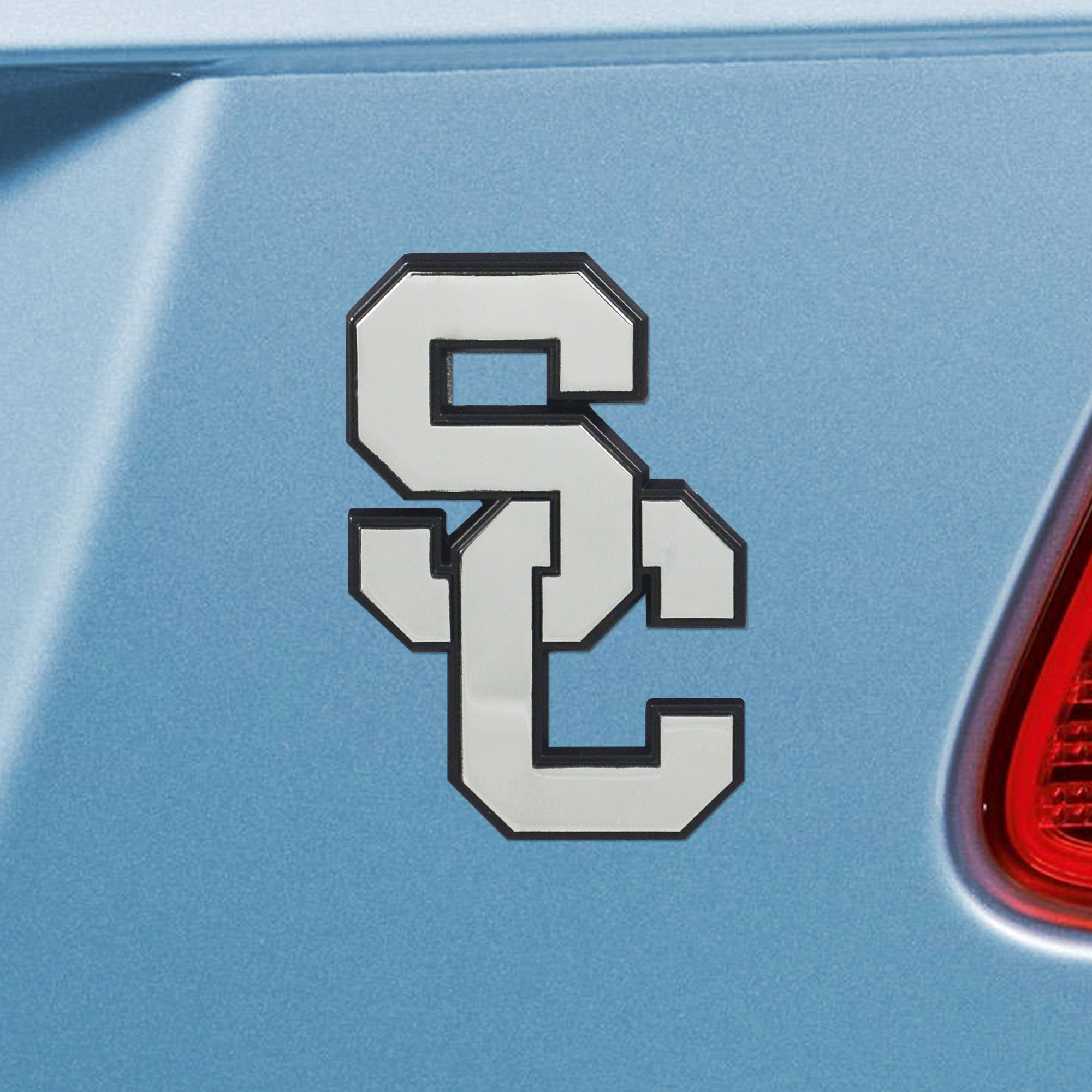 Southern California Trojans 3D Chrome Metal Emblem - Southern California