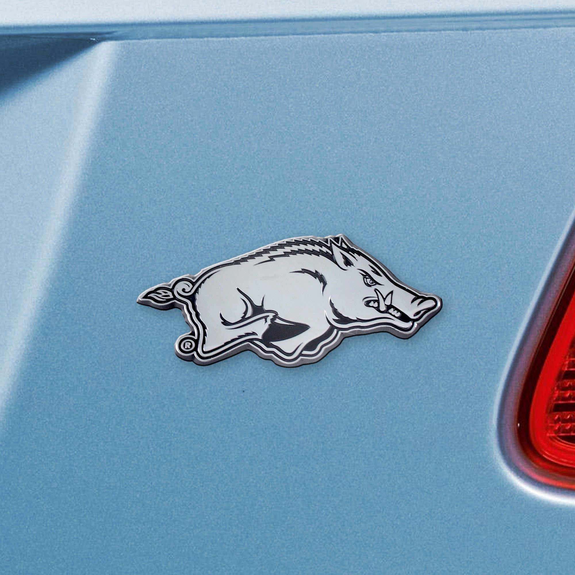 Arkansas Razorbacks 3D Chrome Metal Emblem