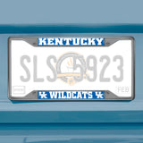 Kentucky Wildcats Chrome Metal License Plate Frame, 6.25in x 12.25in