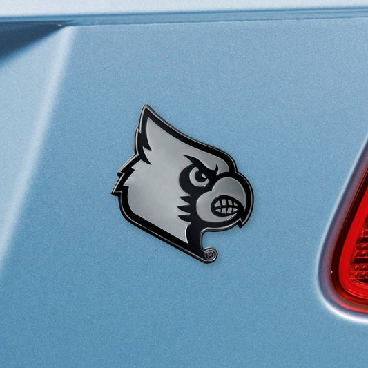 Louisville Cardinals 3D Chrome Metal Emblem