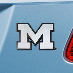 Michigan Wolverines 3D Chrome Metal Emblem - Michigan