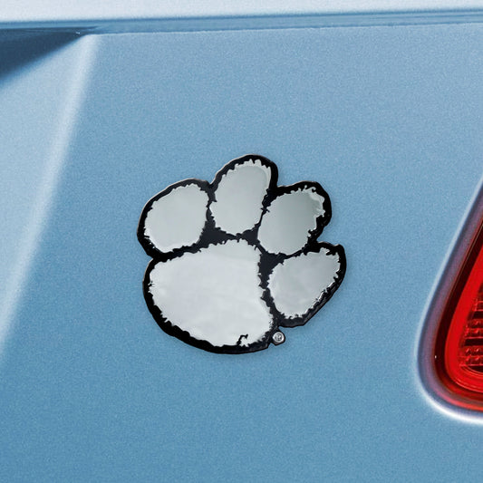 Clemson Tigers 3D Chrome Metal Emblem - Clemson