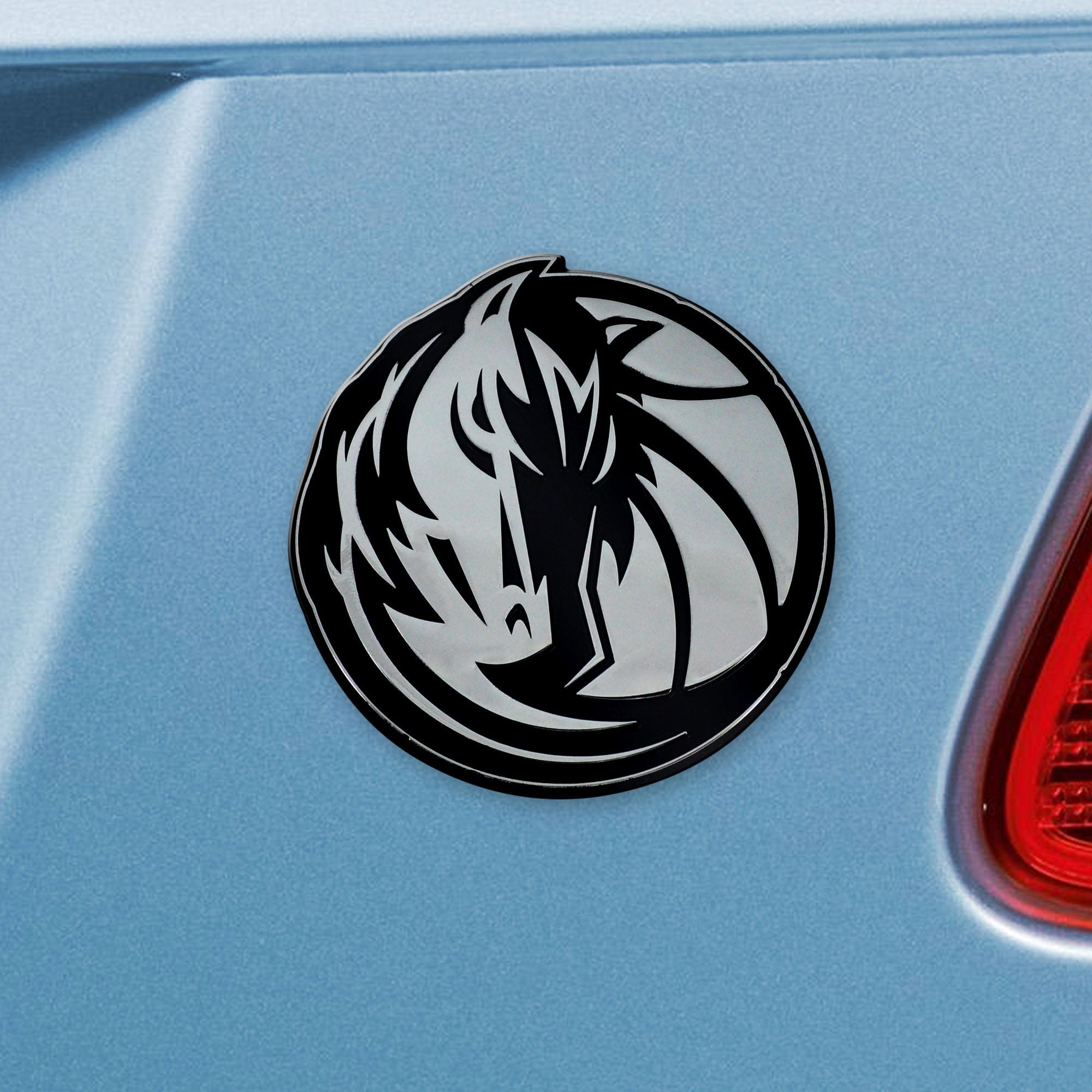 Dallas Mavericks 3D Chrome Metal Emblem - Dallas Mavericks