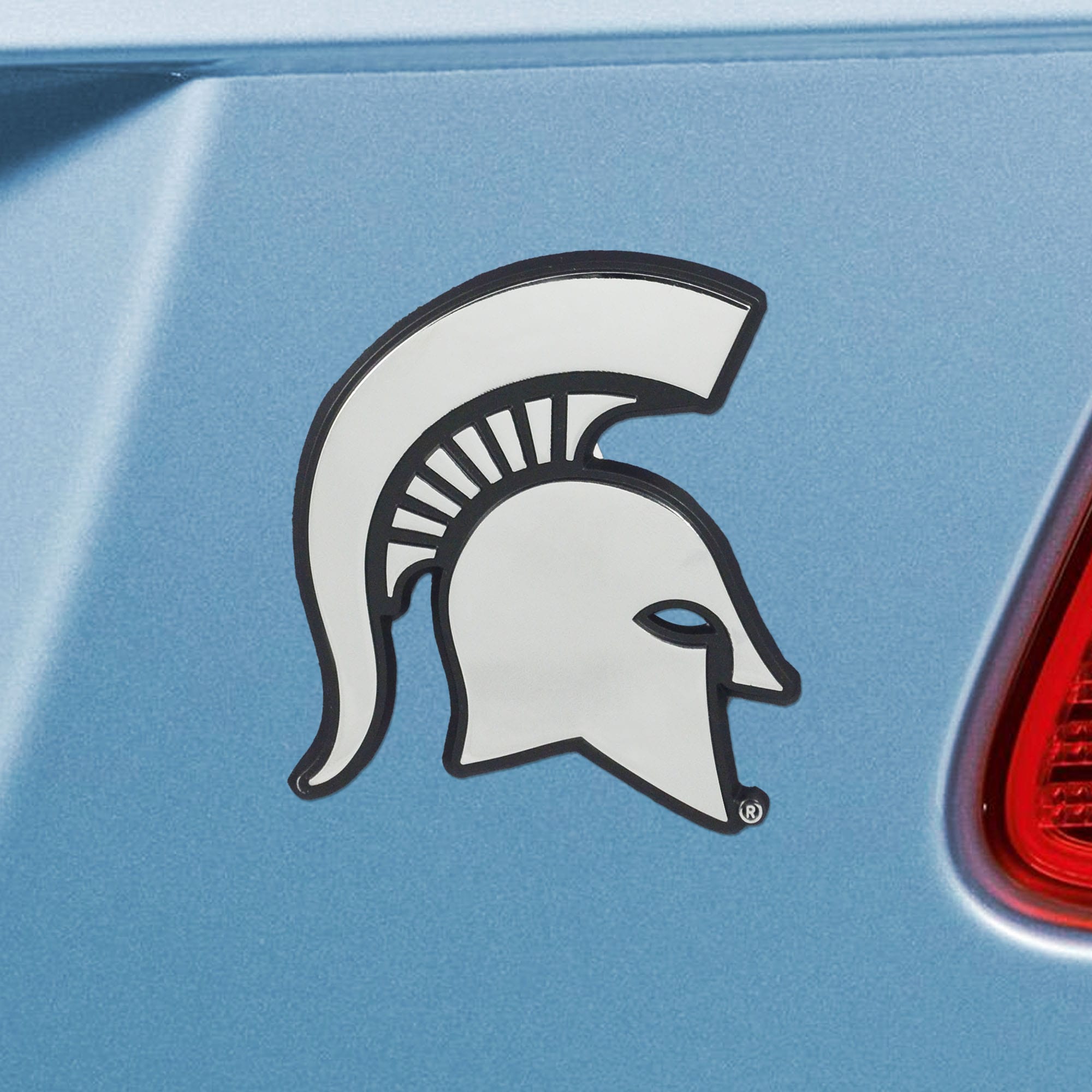 Michigan State Spartans 3D Chrome Metal Emblem - Michigan State