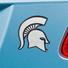 Michigan State Spartans 3D Chrome Metal Emblem - Michigan State