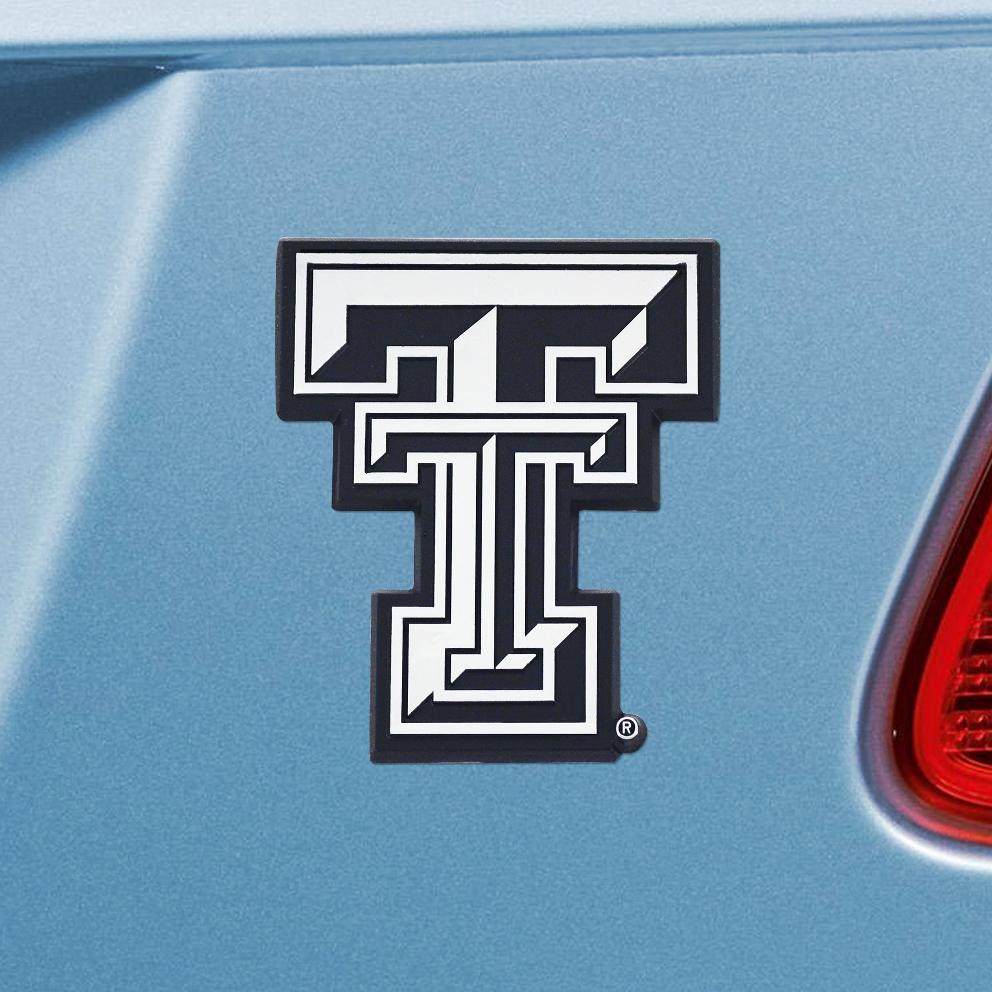 Texas Tech Red Raiders 3D Chrome Metal Emblem