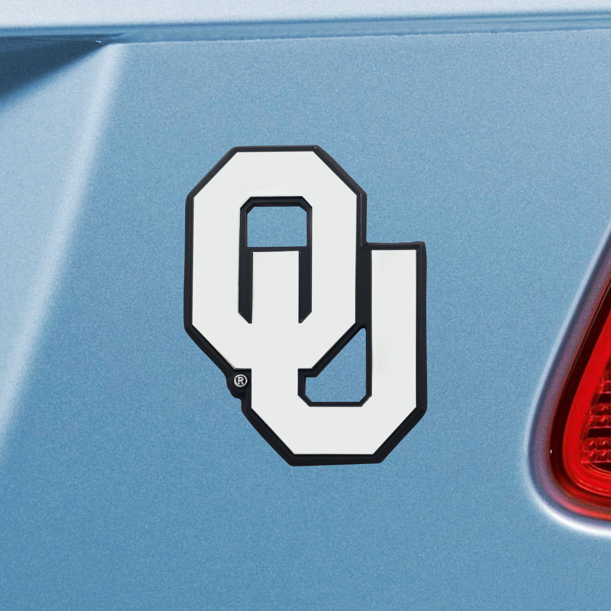 Oklahoma Sooners 3D Chrome Metal Emblem