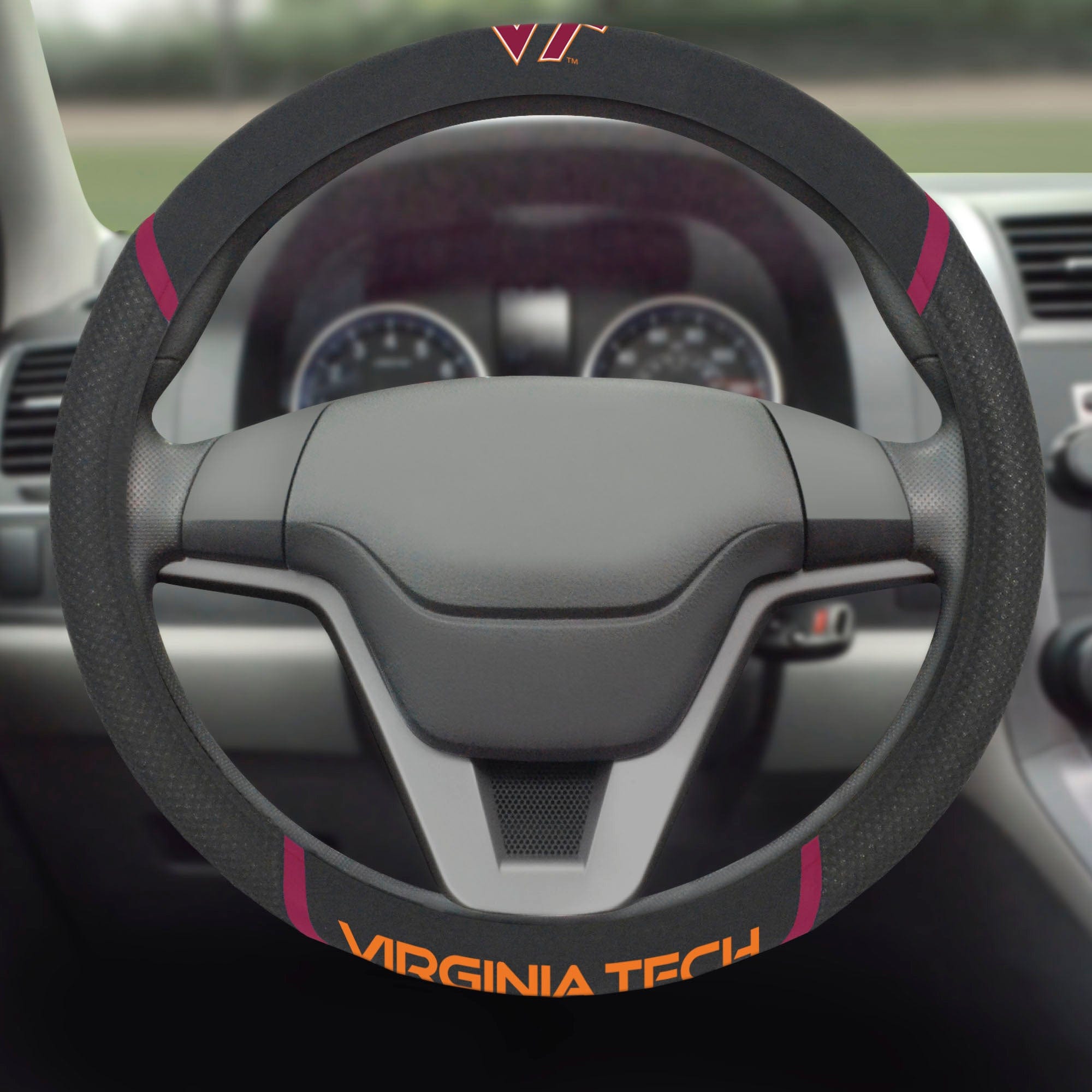 Virginia Tech Hokies Embroidered Steering Wheel Cover