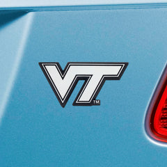 Virginia Tech Hokies 3D Chrome Metal Emblem