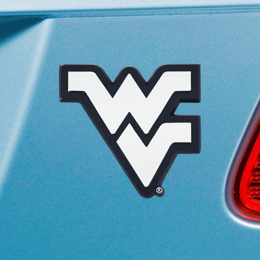 West Virginia Mountaineers 3D Chrome Metal Emblem