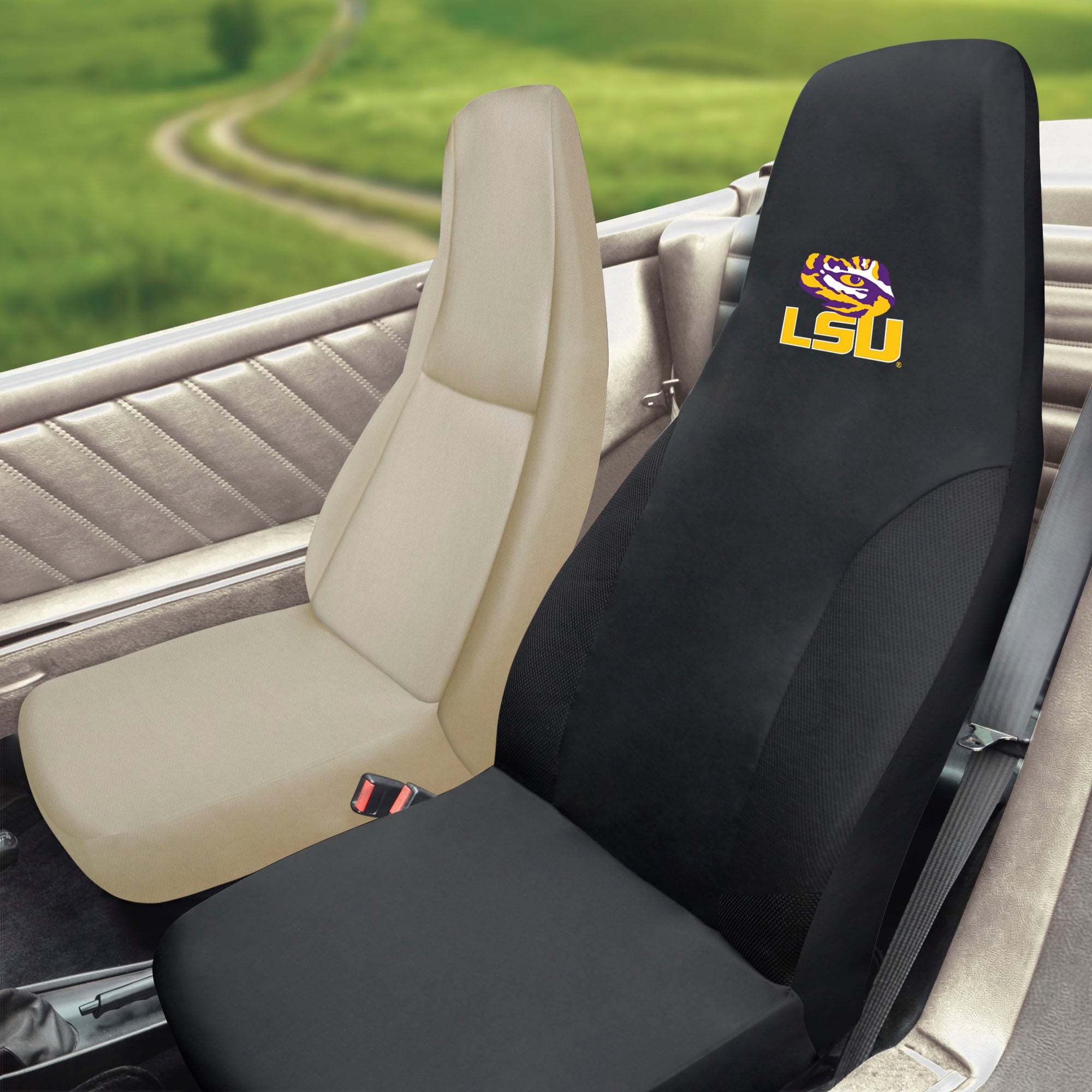 LSU Tigers Embroidered Seat Cover