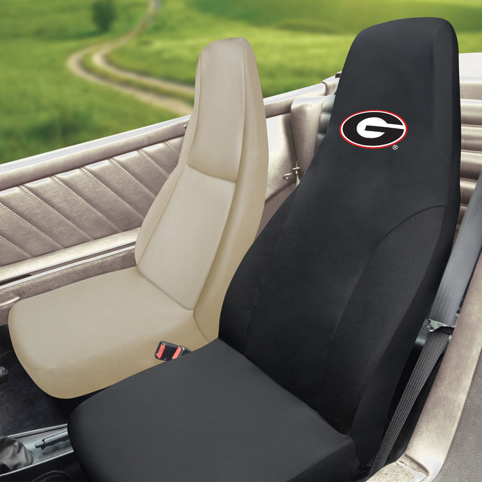 Georgia Bulldogs Embroidered Seat Cover