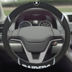 Las Vegas Raiders Embroidered Steering Wheel Cover