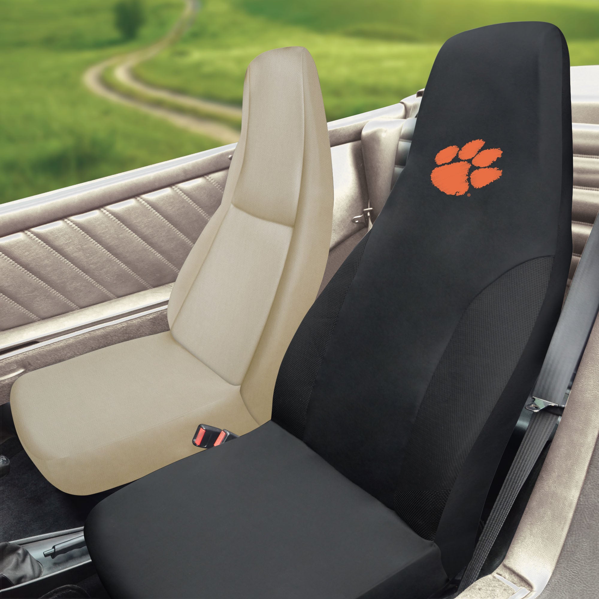 Clemson Tigers Embroidered Seat Cover - Clemson