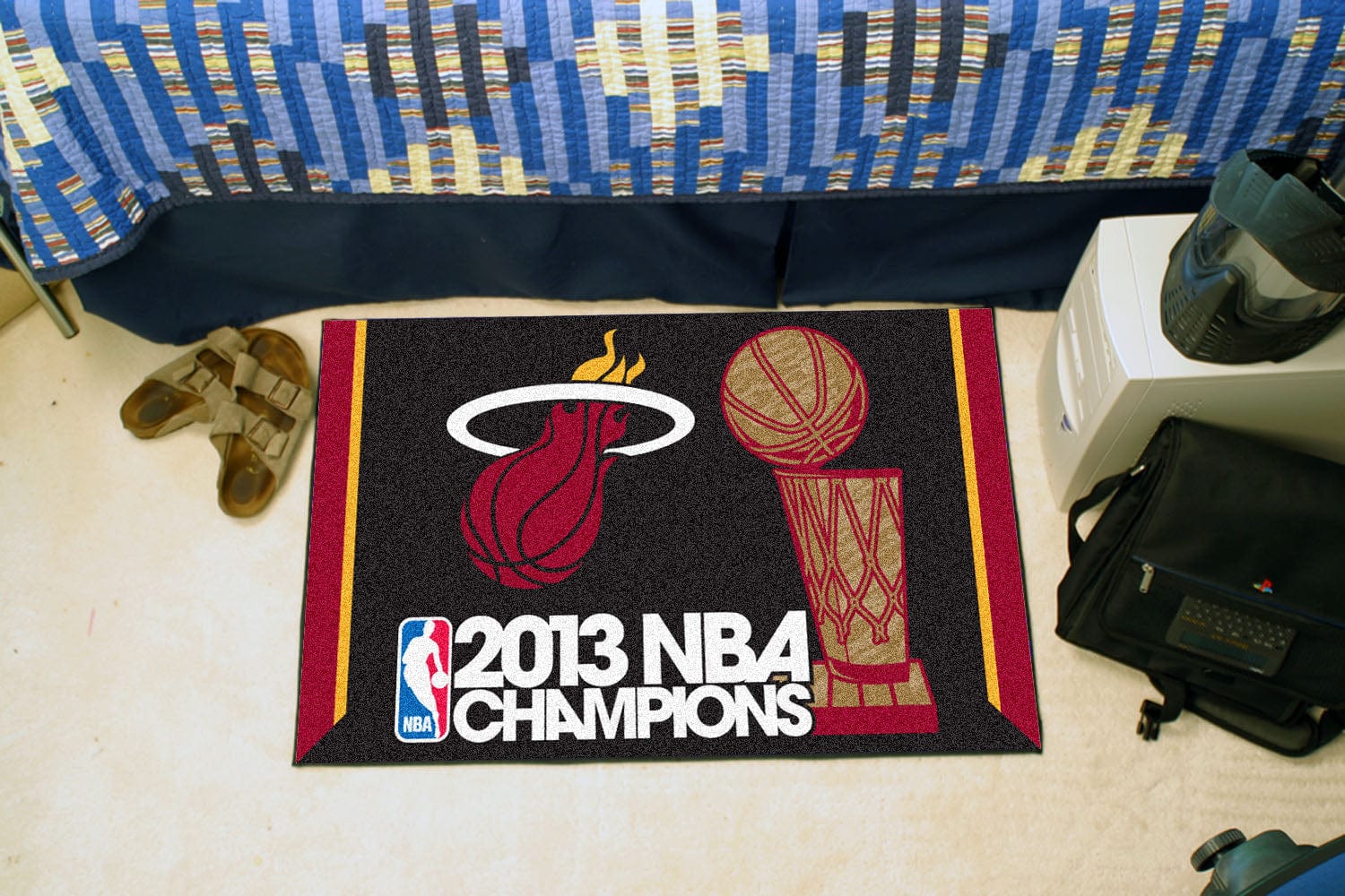 Miami Heat 2013 NBA Champions Starter Mat Accent Rug - 19in. x 30in.