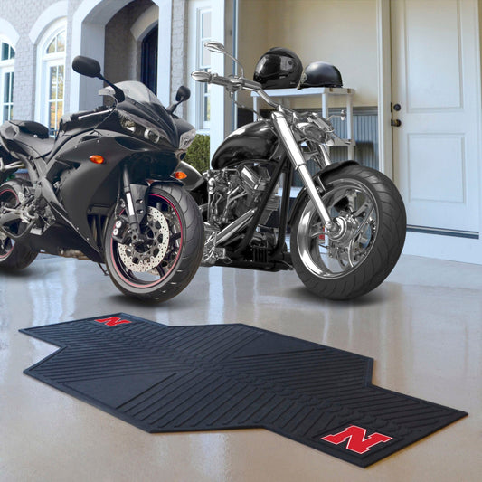 Nebraska Cornhuskers Motorcycle Mat - Nebraska