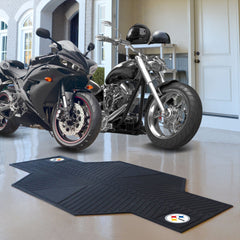 Pittsburgh Steelers Motorcycle Mat - Pittsburgh Steelers