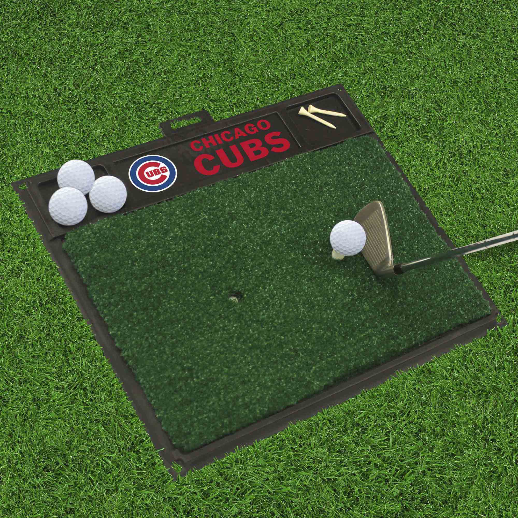 Chicago Cubs Golf Hitting Mat - Chicago Cubs