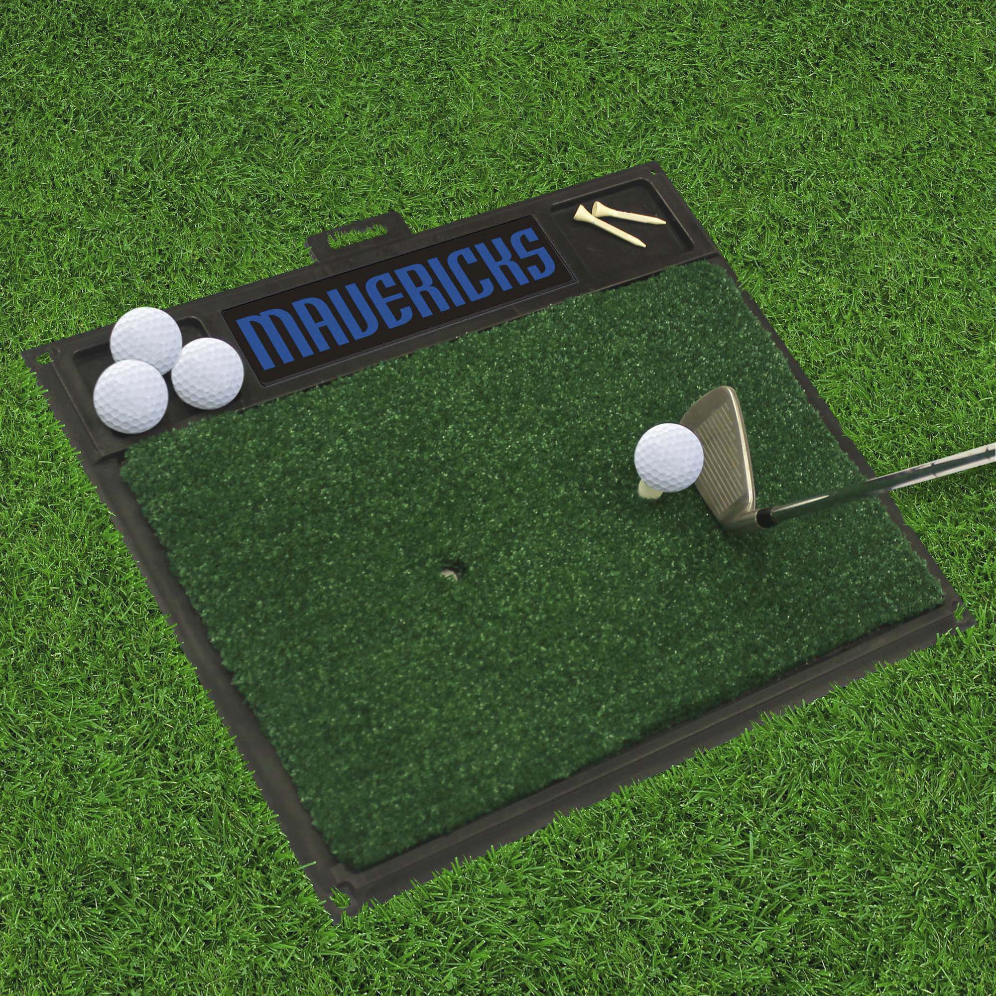 Dallas Mavericks Golf Hitting Mat - Dallas Mavericks