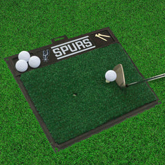 San Antonio Spurs Golf Hitting Mat - San Antonio Spurs