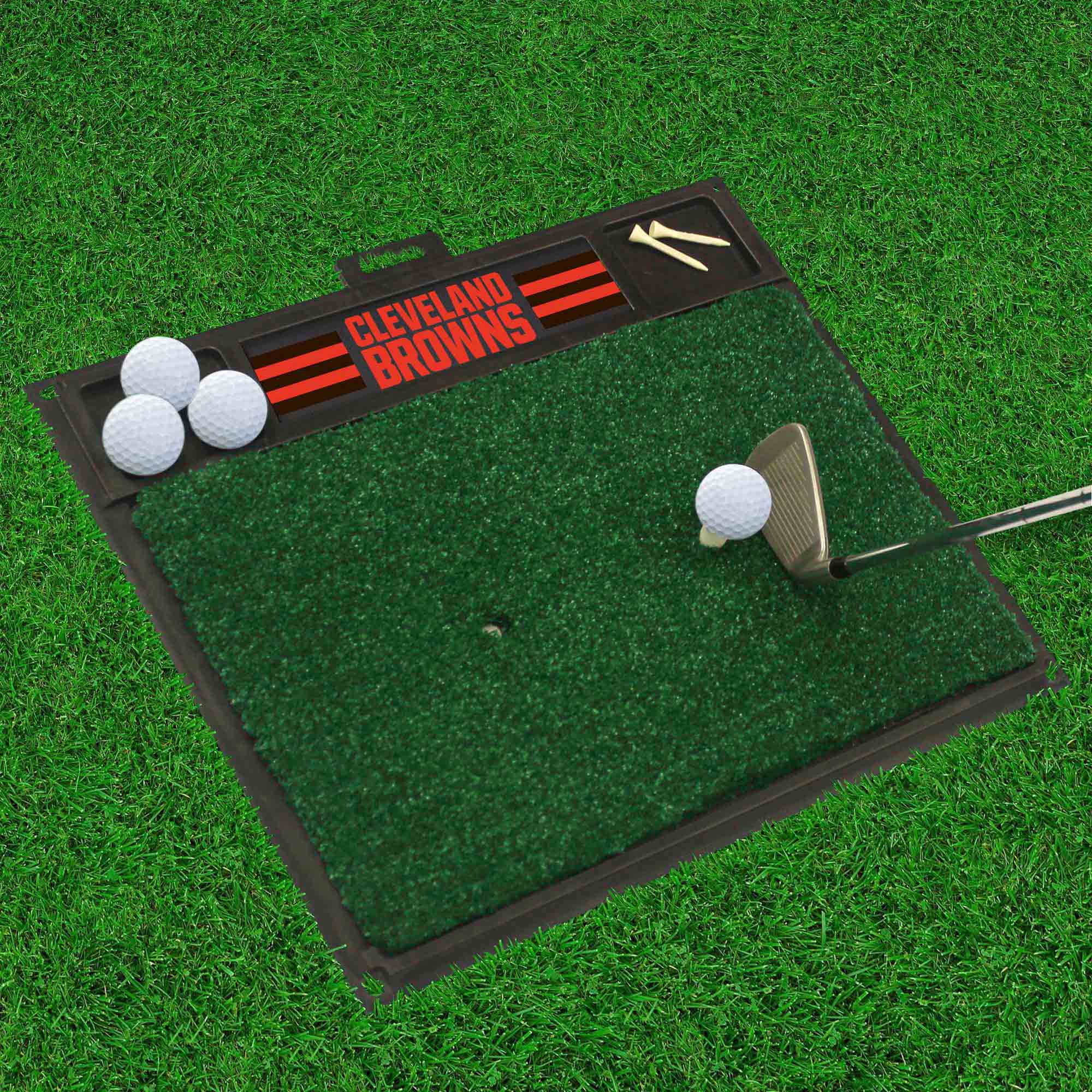 Cleveland Browns Golf Hitting Mat