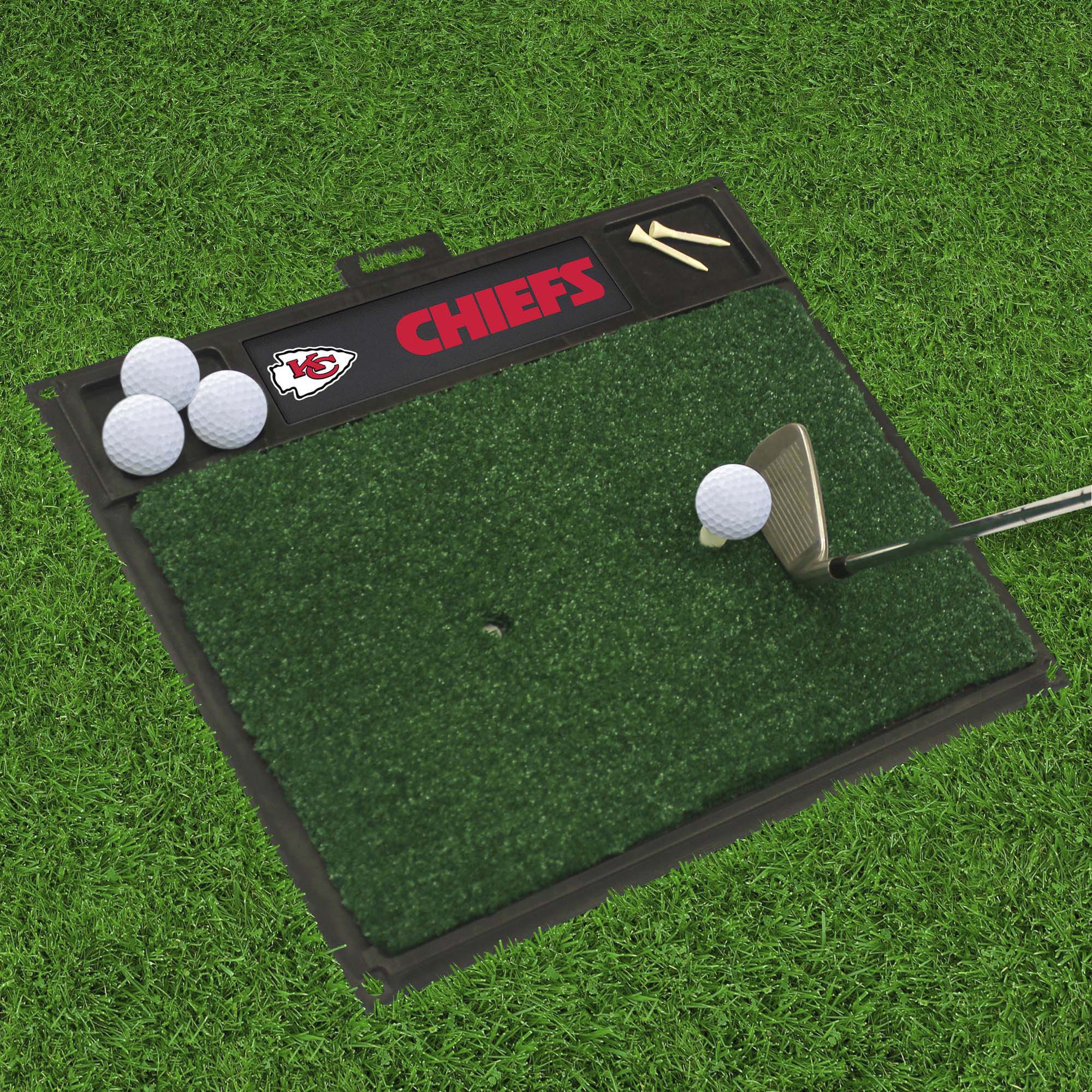 Kansas City Chiefs Golf Hitting Mat