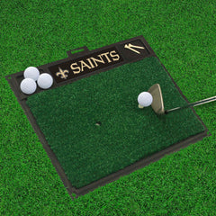 New Orleans Saints Golf Hitting Mat - New Orleans Saints