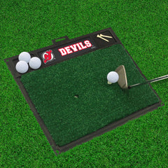 New Jersey Devils Golf Hitting Mat - New Jersey Devils