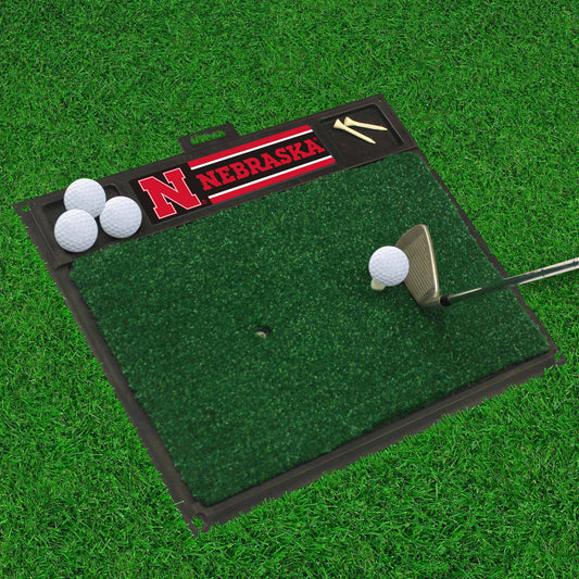 Nebraska Cornhuskers Golf Hitting Mat