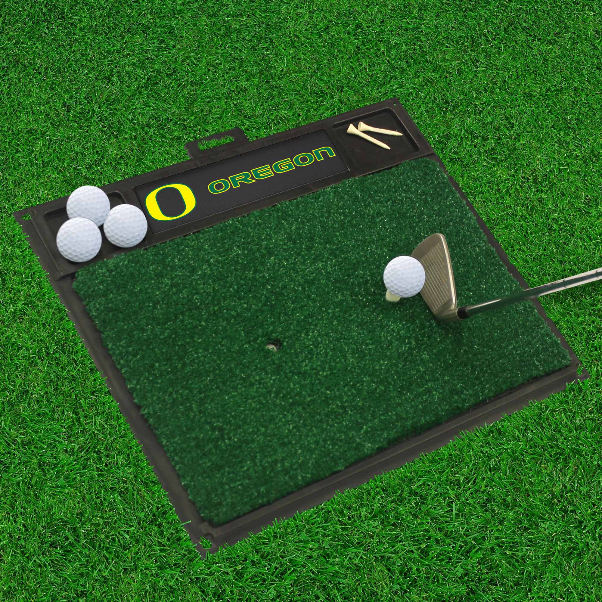 Oregon Ducks Golf Hitting Mat