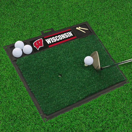 Wisconsin Badgers Golf Hitting Mat