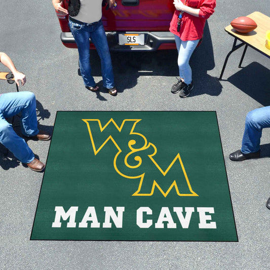 William & Mary Tribe Man Cave Tailgater Rug - 5ft. x 6ft.